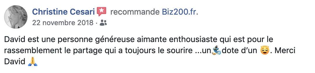 Témoignage de Christine Cesari