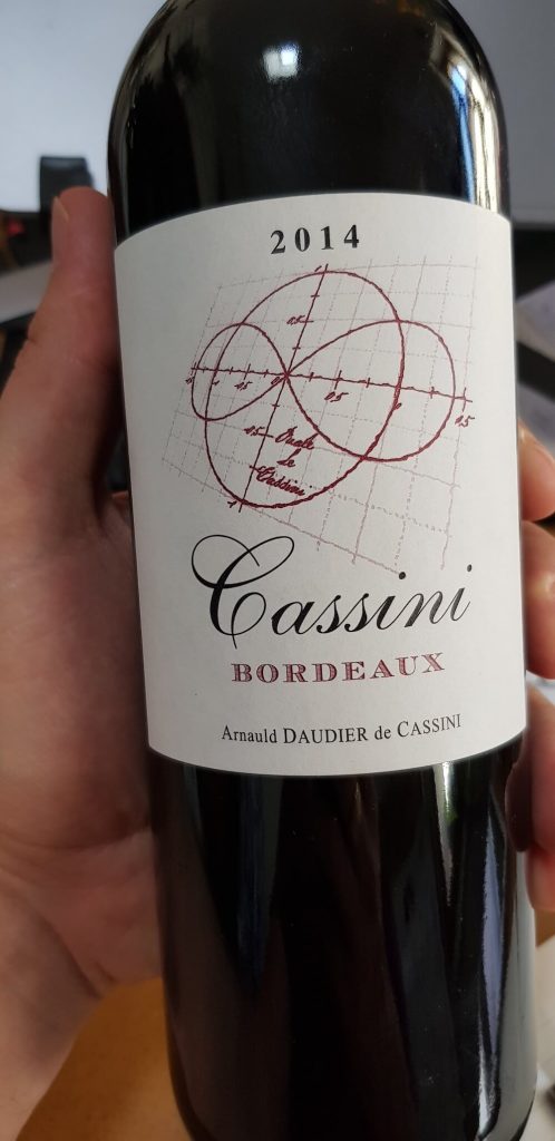 Bouteille de vin, Cassini de Bordeaux